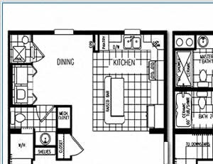 Three Bedroom Townhouse